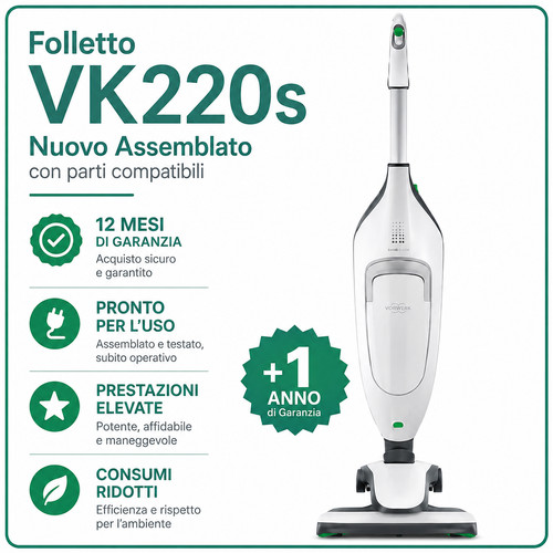 Aspirapolvere folletto 220s - vk,