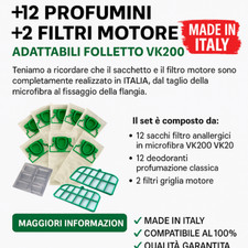 FOLLETTO VK200 220S 12 SACCHI